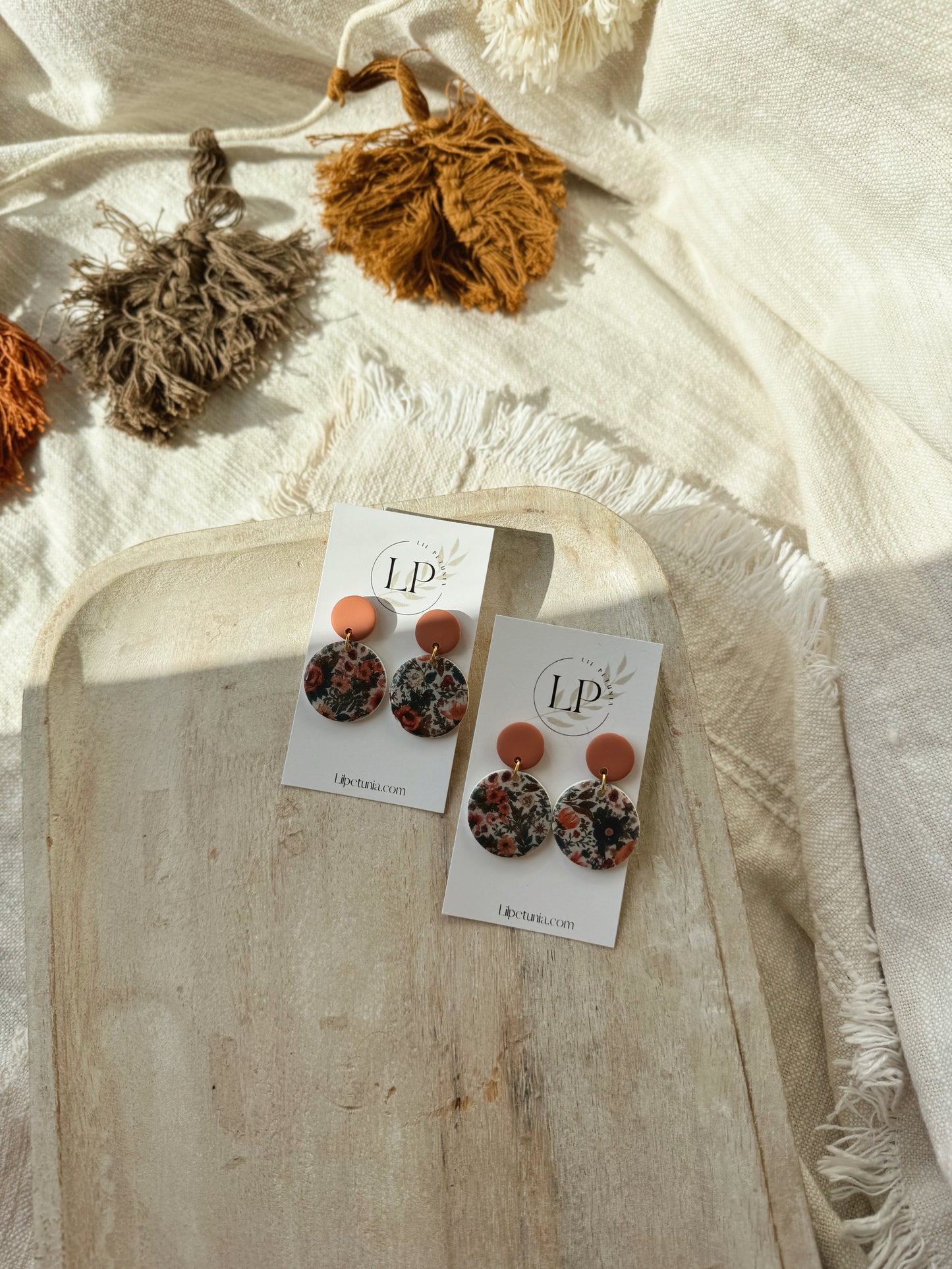 Fall Floral Dangles