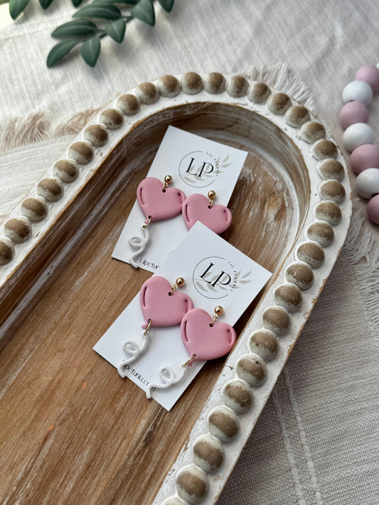 Heart Balloon Earrings