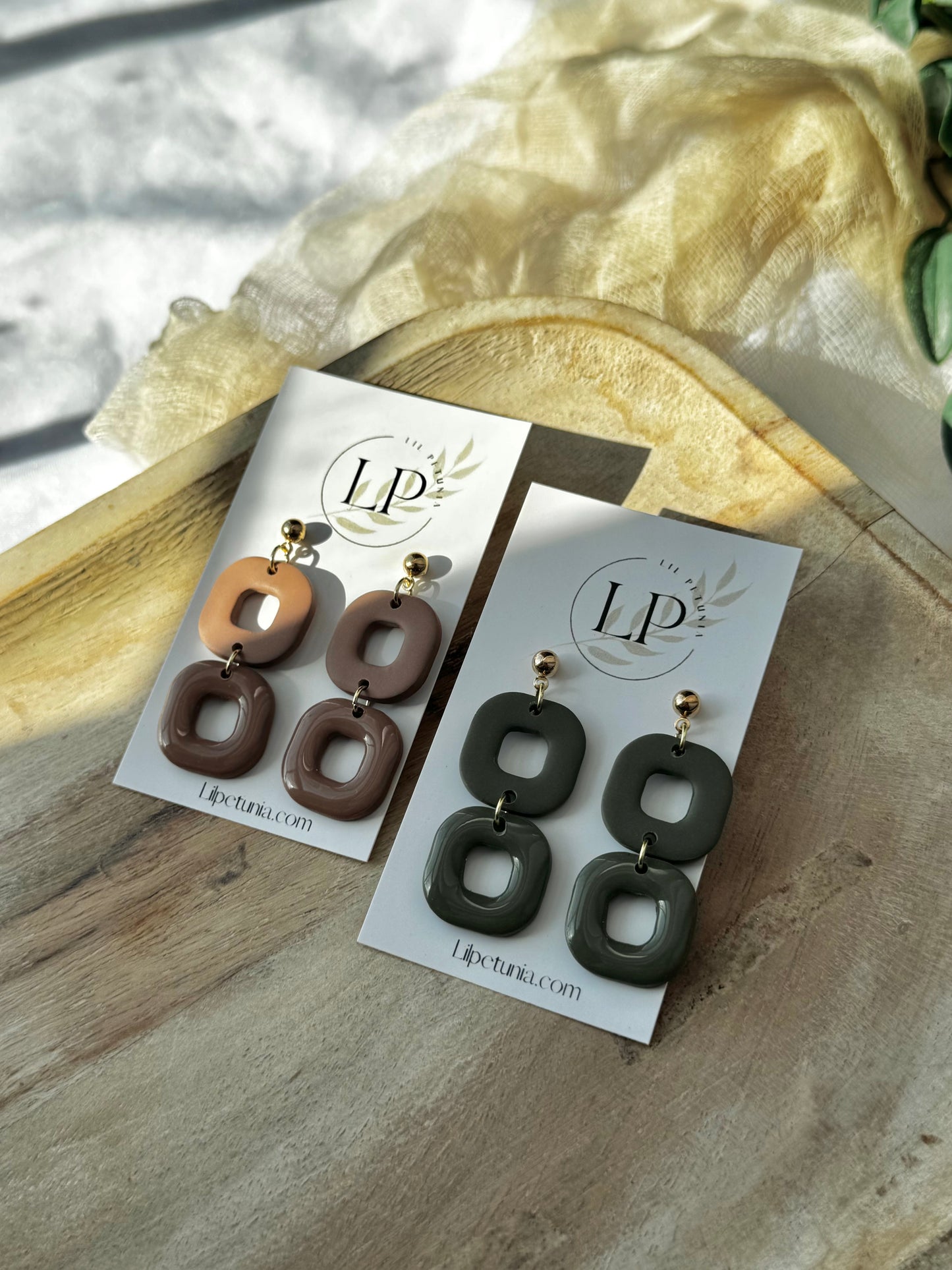 Rounded Square Dangles
