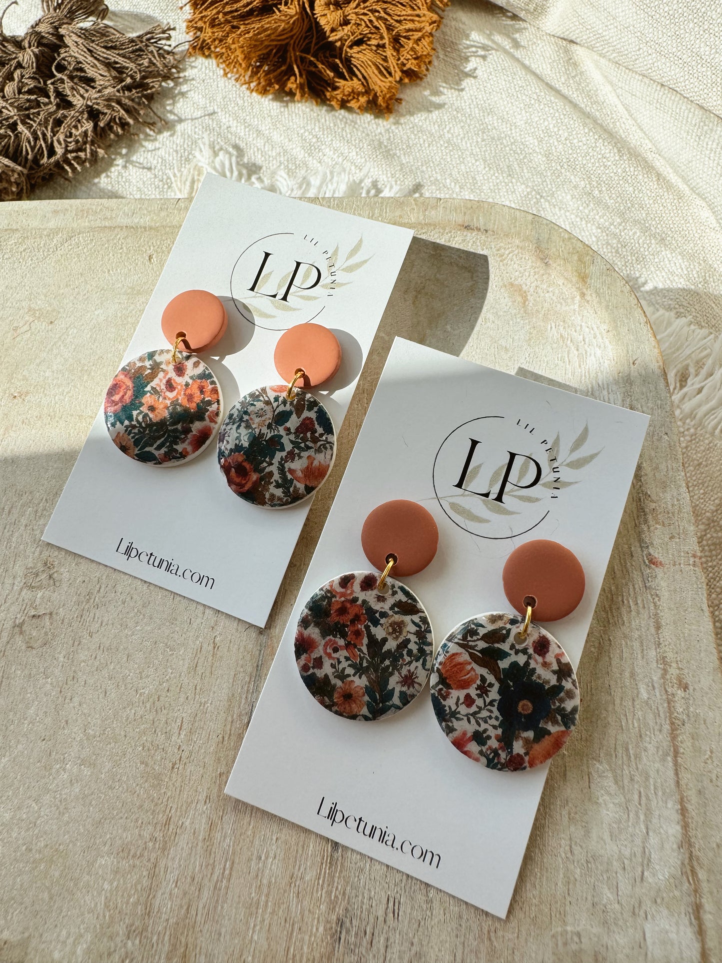 Fall Floral Dangles